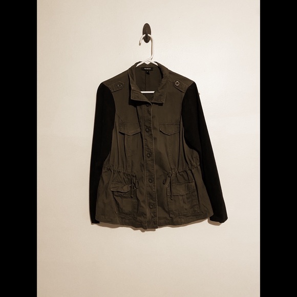 Torrid Twill & French Terry Utility Jacket - Picture 2 of 3